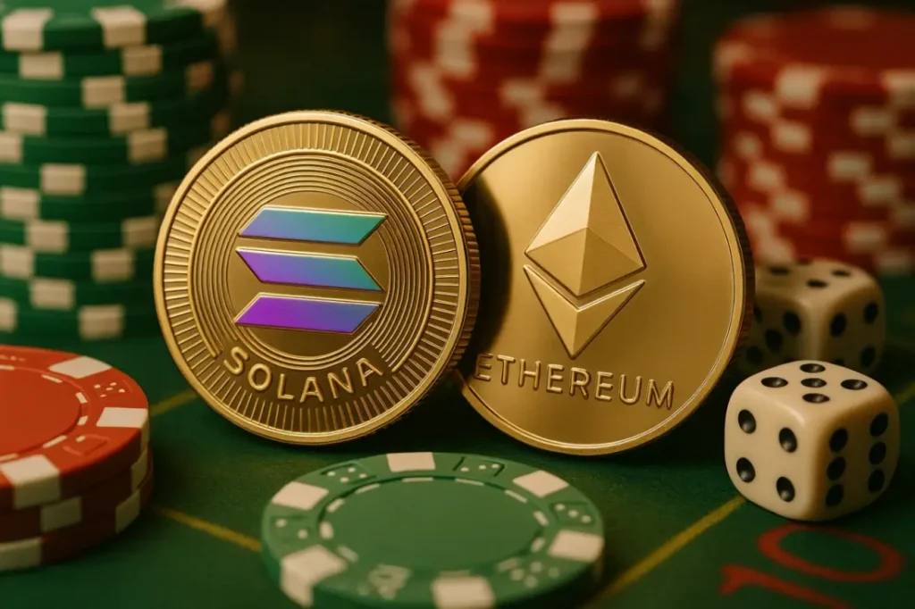 Почему Solana обгоняет Ethereum в индустрии онлайн-гемблинга